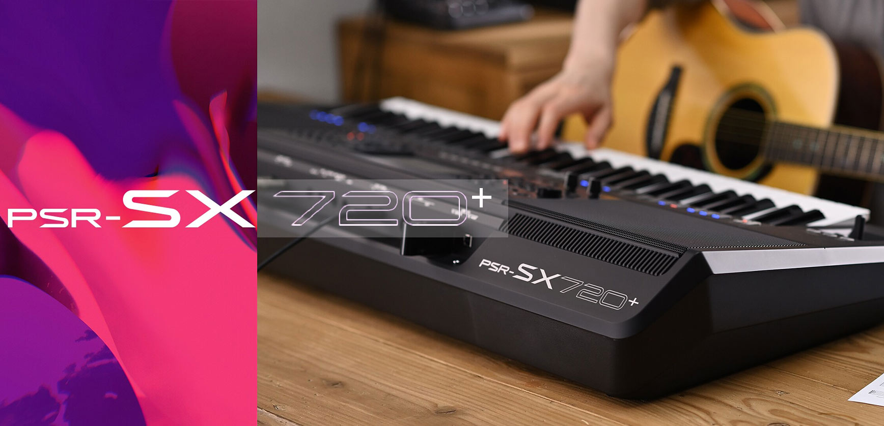 banner yamaha sx720+ đàn organ, sx720 plus