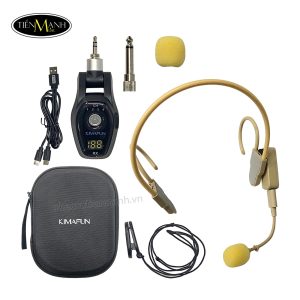 Bộ Micro Không Dây Kimafun KM-G76, Micro Trợ Giangr, thu phát không dây