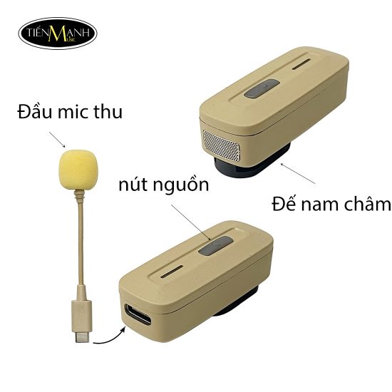 Bộ Micro Không Dây Kimafun KM-G76, Micro Trợ Giangr, thu phát không dây
