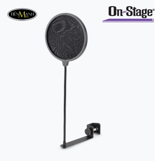 Màng Lọc Âm On Stage ASVS6-GB, Filter Pop Blocker with Clamp and Gooseneck
