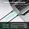 Dây Cáp Thunderblot 3 Ugreen US355 - 2 Đầu Type-C, Cable Thunderbolt Tốc Độ Cao 10Gbps