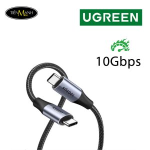 Dây Cáp Type-C sang Type-C USB 3.2 Gen 2 Ugreen 80150 US355 (Dài 1m) - Dùng Cho Soundcard Apollo