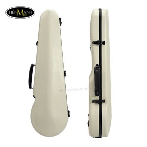 Hộp Đàn Violin Carbon Tròn Thường Màu Trắng Sữa