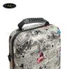 Hộp Đàn Violin Carbon Vuông Màu Ghi Mickey size 4/4