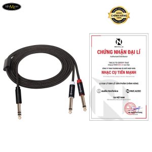 Dây Cáp NMC-AUDIO NMC SP164 (C433) 1 Đầu 6 Ly TRS Sang 2 Đầu 6 Ly TS (1 mét)