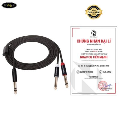Dây Cáp NMC-AUDIO NMC SP164 (C433) 1 Đầu 6 Ly TRS Sang 2 Đầu 6 Ly TS (1 mét)