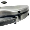 Hộp đàn Violin Carbon Dáng Vát Tròn Màu Ghi Kẻ Xước size 4/4 TMBV23