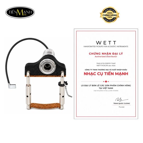 Pickup violin Wett-3 – Volume control ( gài ngựa ) – Made in Vietnam