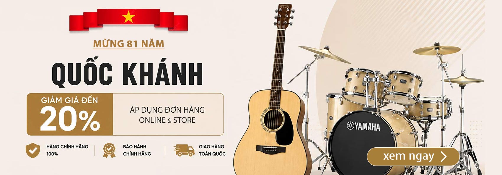 ưu đãi quốc khánh 2026 tiến mạnh music