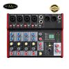 Bàn Trộn Âm Thanh Mixer 6 Cổng RK68, Mixing Hát Karaoke, Hát Livestream Nhiều Hiệu Ứng