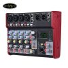 Bàn Trộn Âm Thanh Mixer 6 Cổng RK68, Mixing Hát Karaoke, Hát Livestream Nhiều Hiệu Ứng