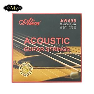 Dây Đàn Guitar Acoustic Alice AW438SL ( 11-52 ), Phosphor Bronze - Super Light Tension