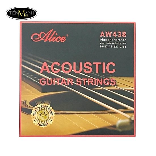 Dây Đàn Guitar Acoustic Alice AW438SL ( 11-52 ), Phosphor Bronze - Super Light Tension