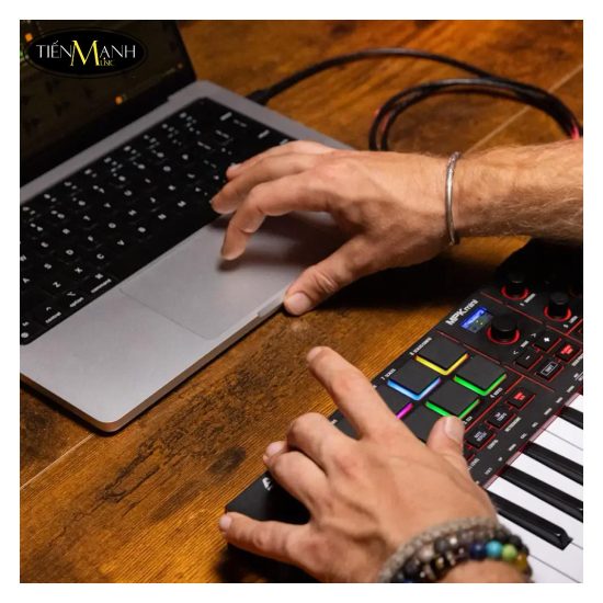 Đàn Akai Professional MPK Mini IV (MK4), Midi Controller màu đen