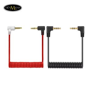 Dây Cáp Âm Thanh 2 Đầu 3.5mm TRS sang TRRS, Cable Kết Nối Máy Ảnh Máy Quay Phim, Điện Thoại