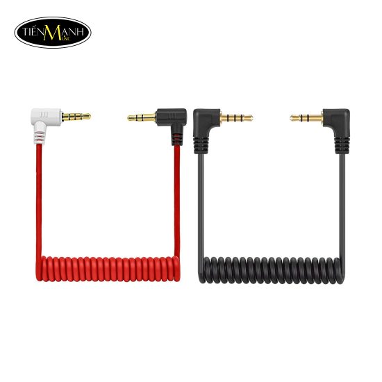 Dây Cáp Âm Thanh 2 Đầu 3.5mm TRS sang TRRS, Cable Kết Nối Máy Ảnh Máy Quay Phim, Điện Thoại