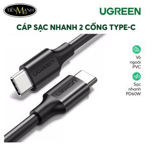 Dây Cáp USB 2.0 Type-C Sang Type-C Ugreen 50998 Dài 1.5 Mét