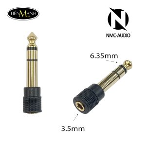 Jack Chuyển Đổi NMC-AUDIO NMC-J2F4 (3.5mm stereo cái ra 6.35mm stereo đực)