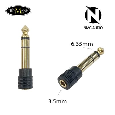 Jack Chuyển Đổi NMC-AUDIO NMC-J2F4 (3.5mm stereo cái ra 6.35mm stereo đực)