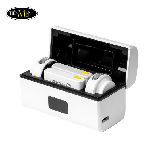 Micro Cài Áo Không Dây NMC-AUDIO NMC2812 Premium ( 2 mic ), Lightning và Type C, Wireless Microphone