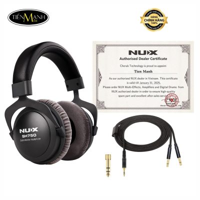 Tai Nghe Kiểm Âm Nux SH750, Closed Back, Studio Monitor Headphone