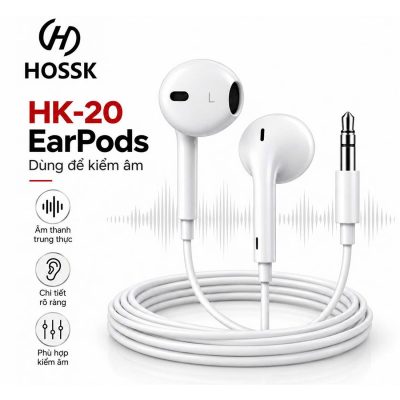 Tai Nghe Nhét Tai In Ear Hossk HK20 EarPods